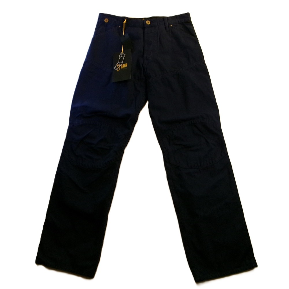 G-Star Raw Mens 31x34 5620 Elwood 3D Loose Pants‎ Navy Blue Canvas